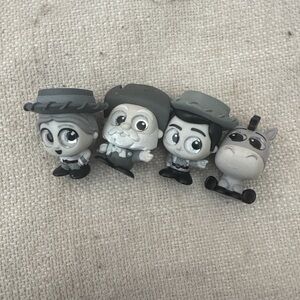 Disney dorables black and white Toy Story set of 4